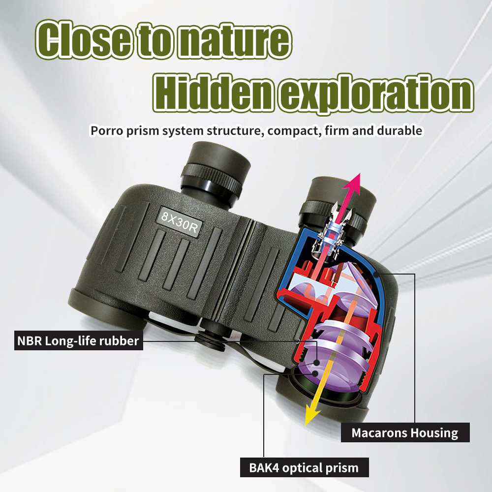 YBPC5b 8x30R Binoculars