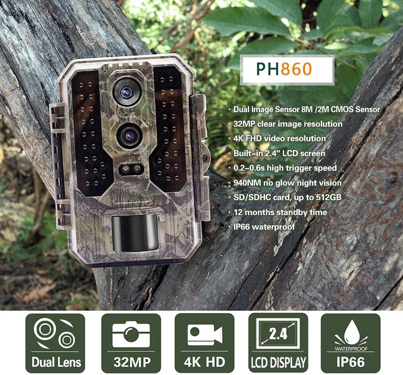 PH860 Hunting Camera