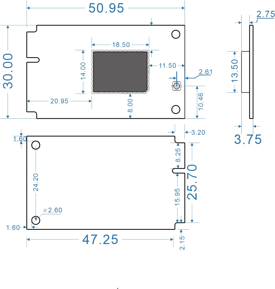 WiFi HaLow Module Mini PCIe Interface