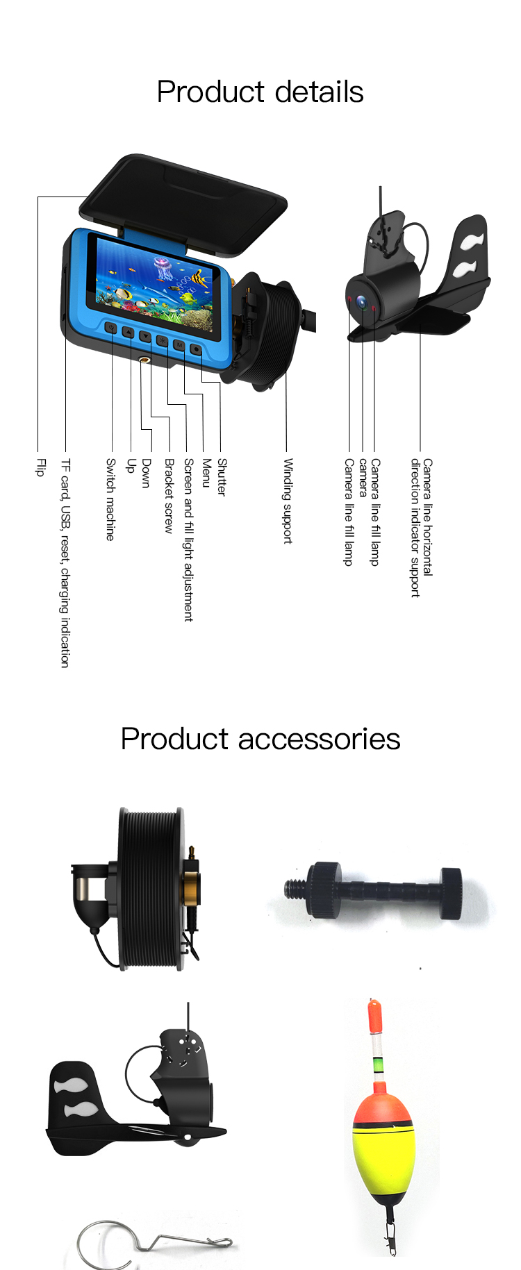 FDV3000 Outdoor Night Vision Fishing Camera