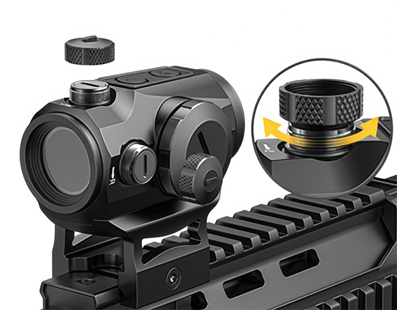 Q2 Red Green Dot Optic Sight Scope