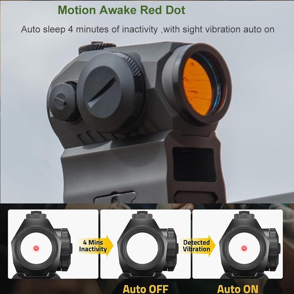 Q3 Red Green Dot Optic Sight Scope