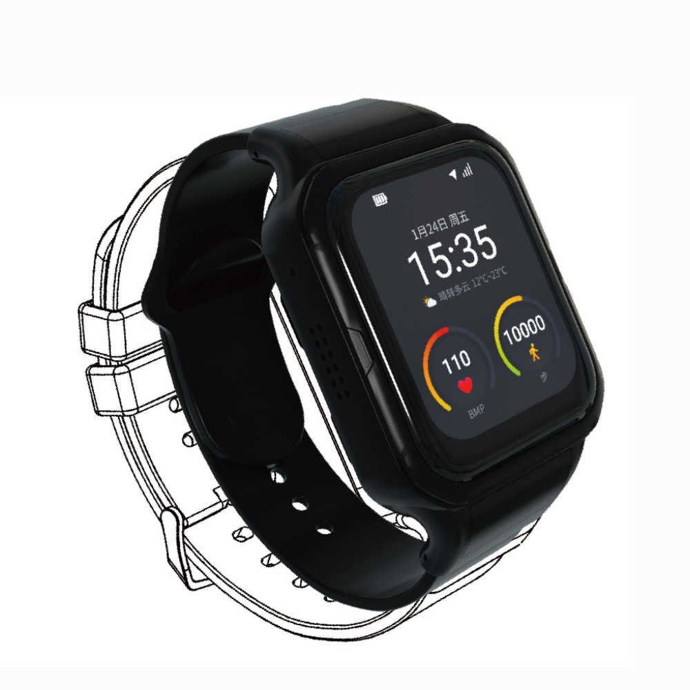 Multi-Function Color Screen Smart Health Positioning Wristband