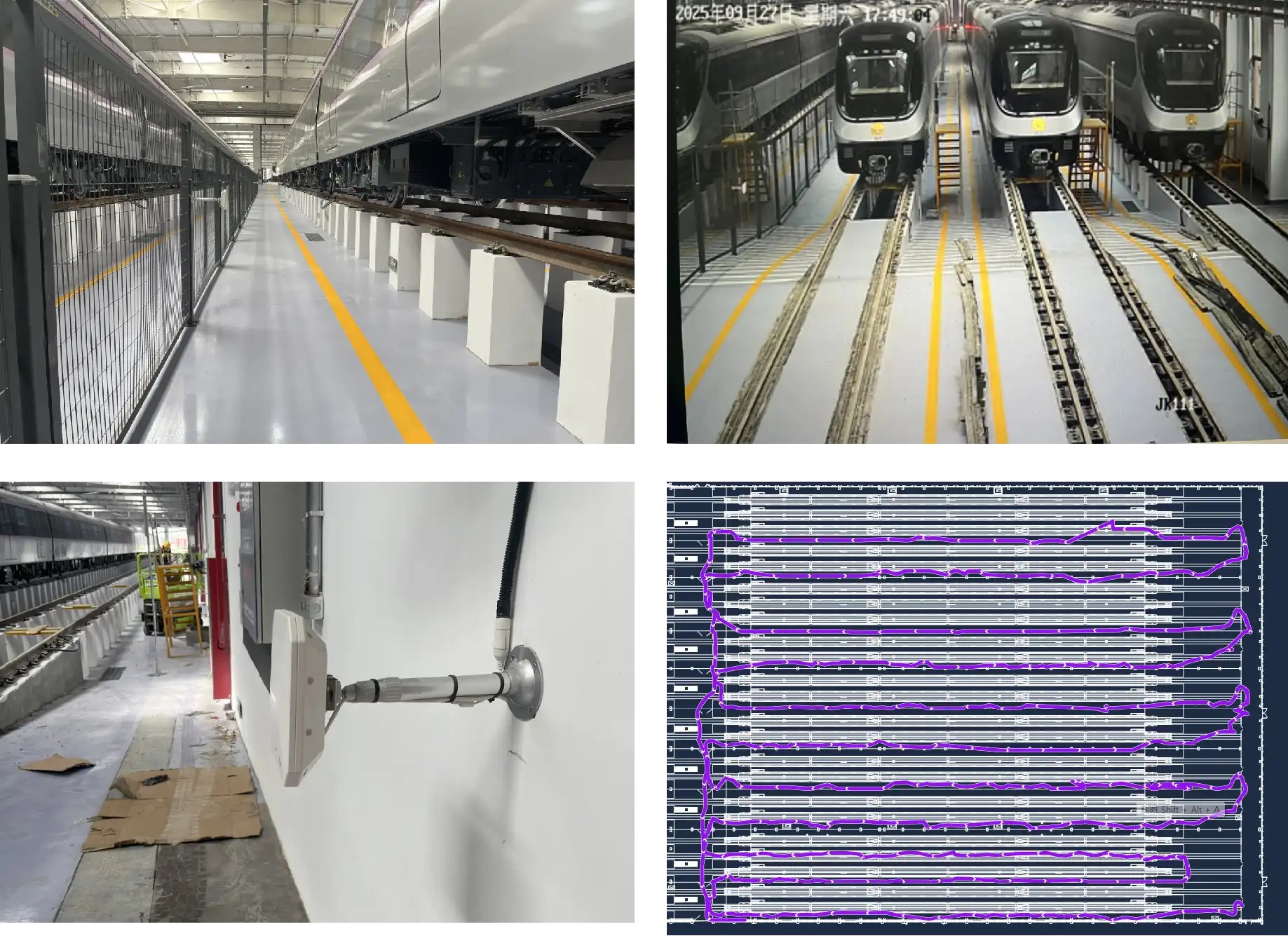 Guangzhou Metro Line 5 - Maintenance Base - Positioning System
