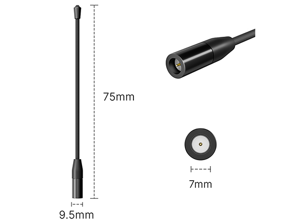 Omnidirectional Whip Antenna